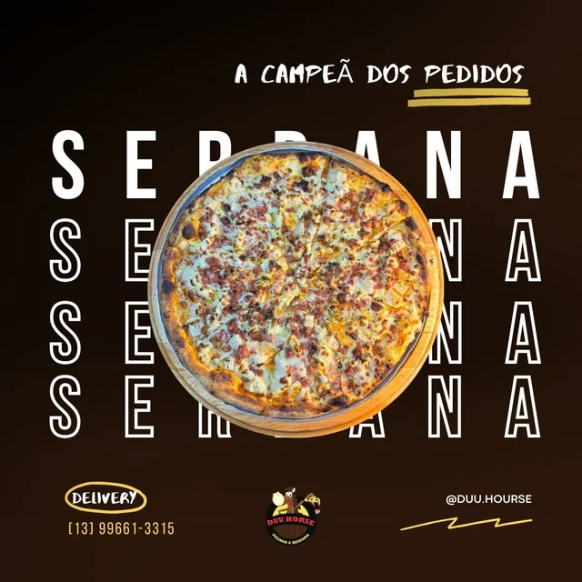 Pizza Serrana da Duu Horse